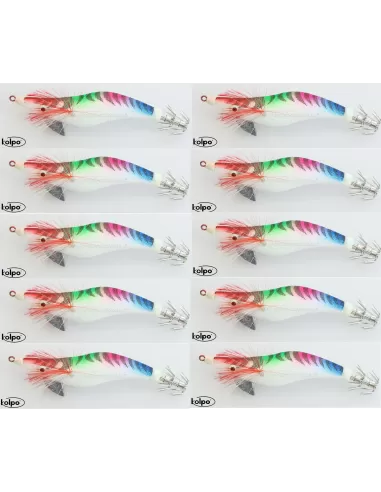 Egi Fishing Kit 10 pc Totanara Multicolor 2.5