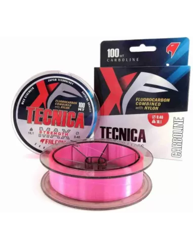 Falcon Technique Carboline Fishing Wire Pink 100 meters