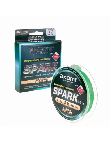 Akami Spark Trecciato 8 Capi Rivestito in Teflon 300 mt-Pescaloccasione