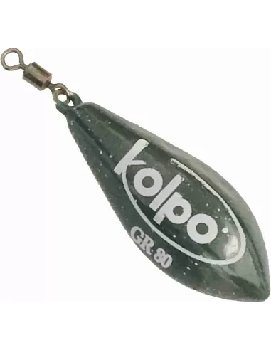 Kolpo Torpedo Piombo Carp Fishing Mimetico con Girella Rolling