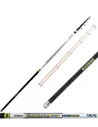 Kolpo Sultania Fishing Rod in Carbon Bolentino Double Peak