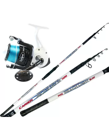 Kolpo Combo Kit Surfcasting Carbon Reed Reel 8000