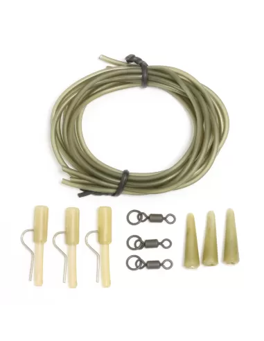 Kolpo Distance Safety Clip Rig Montature Pronte Carpfishing 3 pz