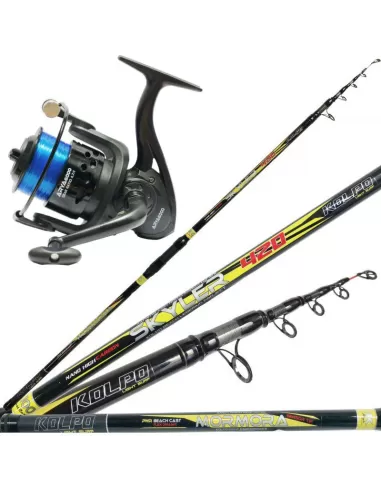 Kolpo Kit Fishing Surfcasting Canna Mormora 100g Arya 6000