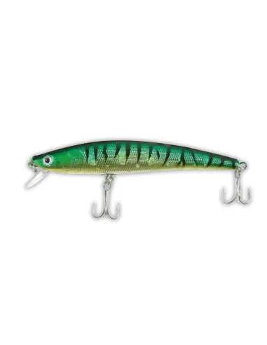 Lineaeffe Crystal Minnow Artificiale Spinning Traina Costiera Tiger Green-Pescaloccasione