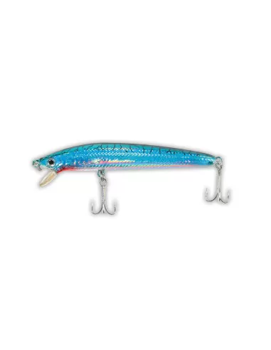 Lineaeffe Crystal Minnow Artificiale Spinning Traina Costiera Tiger Blue-Pescaloccasione