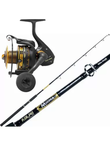 Kolpo Kit Fishing Bolentino Canna Mirinia Reel Enjoy Sea