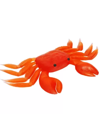 Kolpo Crab Red Orange Rubber Crab 5 cm