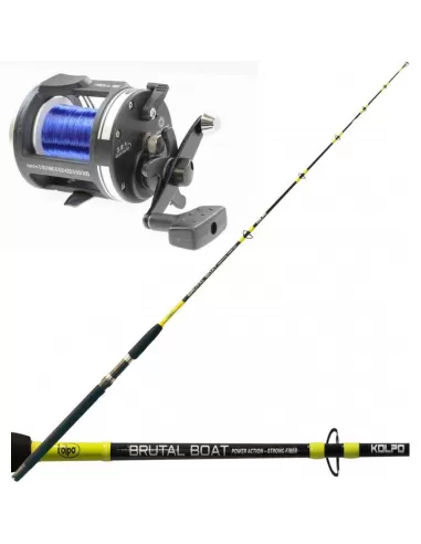 Kolpo Fishing Kit Trolling Rod and Rotating Reel