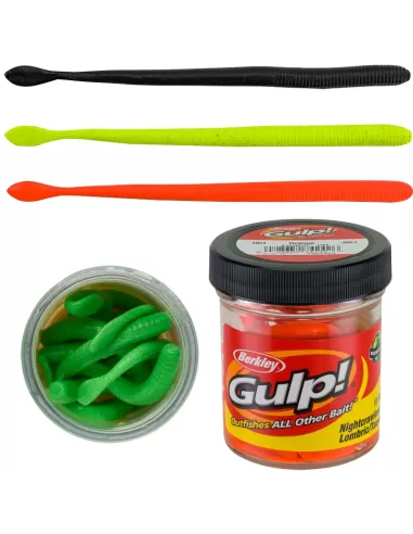 Berkley Gulp Nightcrawler Verme Siliconico 150 mm 10 pz