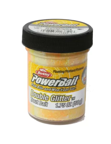 Berkley Powerbait Glitter Trout Bait Chartreuse White Orange Trout Batter