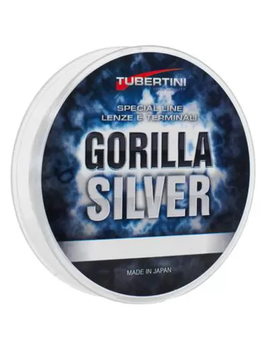 Tubertini Gorilla Silver Filo da Pesca Fluorine Speciale Mulinello 150 mt