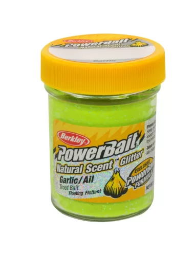 Berkley Powerbait Glitter Trout Bait Chartreuse Garlic Trout Batter