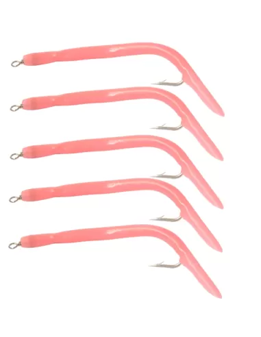 Lineaeffe Mackerel Hook Pink 4.5 gr 12 cm 5 pz-Pescaloccasione