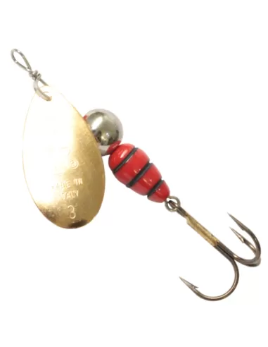 Heron Vespa Paletta Gold Body Red Rotating Teaspoon Fishing Spinning