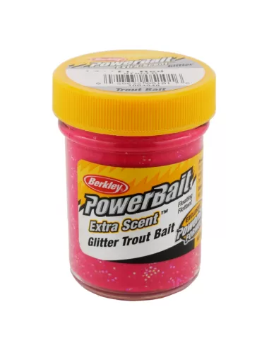 Berkley Powerbait Glitter Trout Bait Red Pastella per Trote