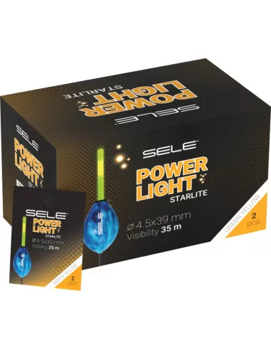 Sele Power Light Yellow Fishing Starlite 4.5x39 mm 2 pcs