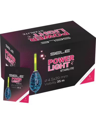 Sele Power Light Starlite da Pesca Gialle 4.5x39 mm 1 pcs