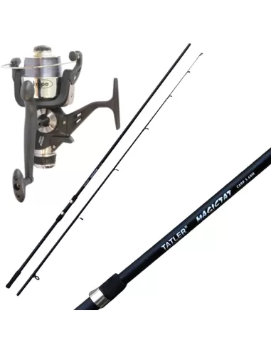 Tatler Combo Pesca Carpfishing Canna e Mulinello Baitrunner