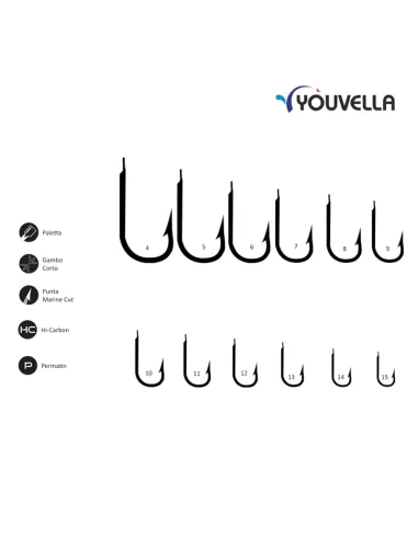 Youvella Ami Series 65752 Short Stem with Headstock 100 Pcs