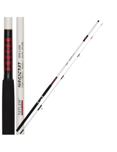 Tatler MAgictat Canna da Pesca Storione siluro 3.60 mt 2 sez-Pescaloccasione