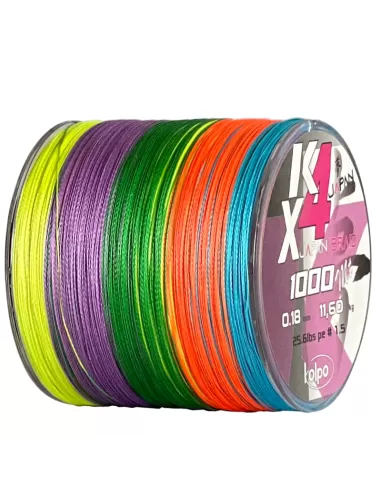 Kolpo Braid Braid Braid Multicolor Coil 1000 mt