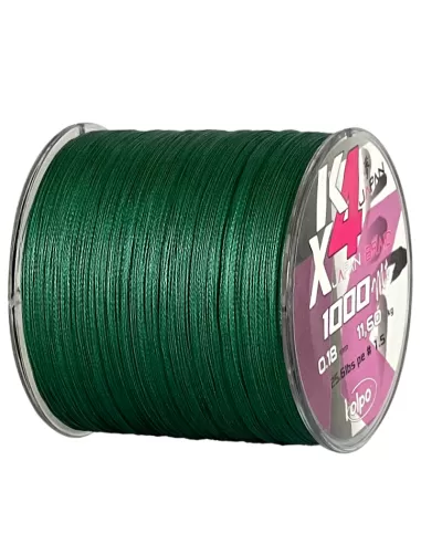 Kolpo Braid Trecciato Verde Bobina da 1000 mt