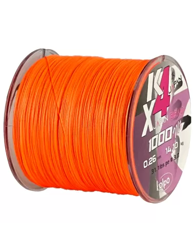 Kolpo Braid Braid Braid Orange Coil 1000 mt