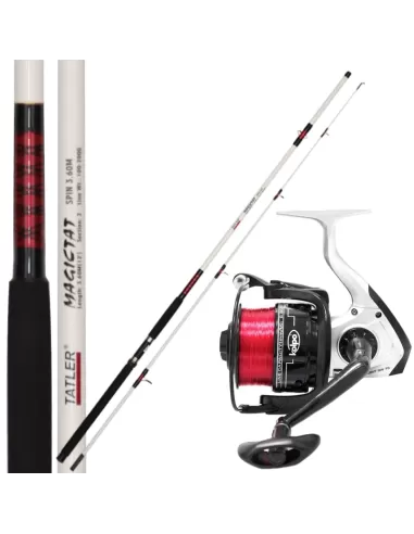 Sturgeon Fishing Kit with Reel Rod and Thread