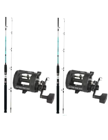 Coastal Train Kit 2 Rods 2 Rotating Reels