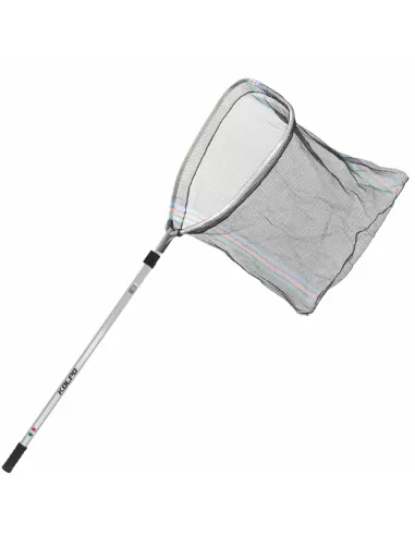 Aluminum Landing Net Square Head 1.30 m 2 Sections