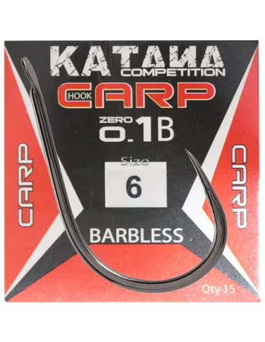 Maver Katana Ami da Pesca Carp Zero Uno B Barbless 15 pz