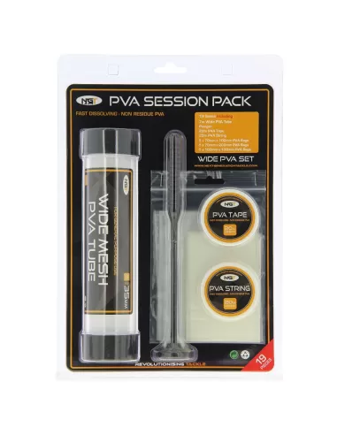 Ngt Pva Pack 19 pezzi con Tubo Rete da 35 mm Carpfishing