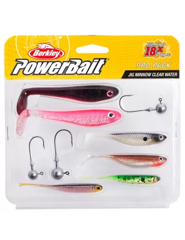 Berkley Pro Pac Jig Minnow Per Acque Chiare 9 pz