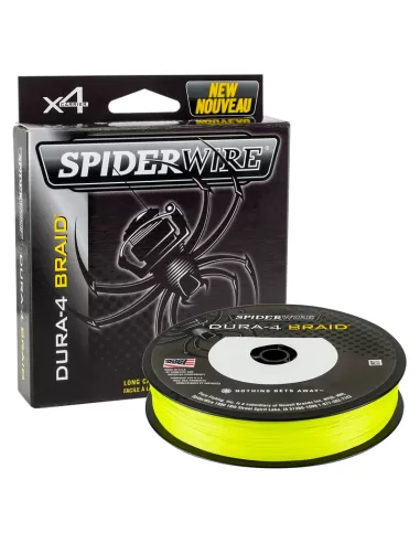 SpiderWire Dura 4 Braided 4 Filaments Super Soft Fluo Yellow