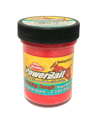 Berkley Powerbait Glitter Trout Bait Salmon Red Batter for Sinking Anise Trout