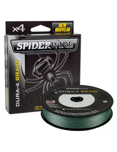 SpiderWire Dura 4 Braided 4 Filaments Super Soft Moss Green 150 mt