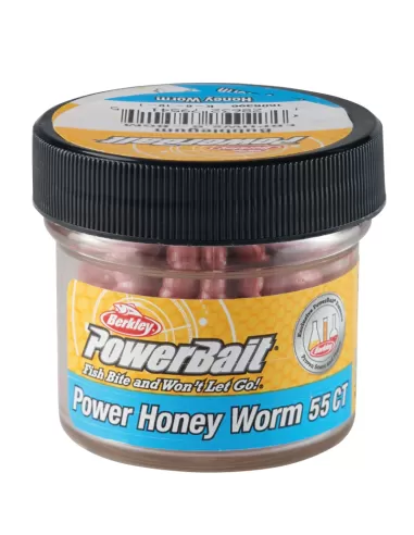 Berkley PowerBait Power Honey Worm Imitazione Camola 2.5 cm 55 pz