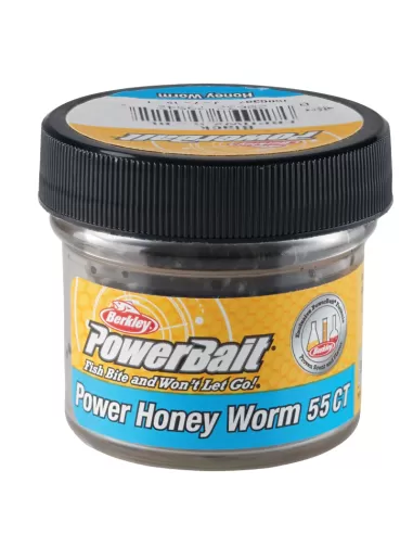 Berkley PowerBait Power Honey Worm Imitazione Camola 2.5 cm 25 pz Spring Green