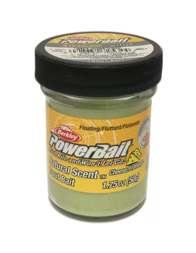 Berkley Powerbait Glitter Trout Bait Trout Batter Light Green Extra Scent Taste Cheese