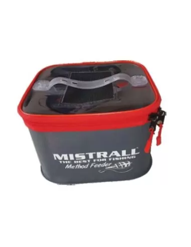 Mistrall Torba Borsa Rigida Impermeabile per Attrezzatura da Pesca 24x24x15 cm