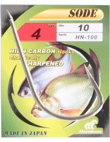 Hayabusa HN-100 Ami da Pesca High Carbon Micro Barb 10 pz-Pescaloccasione