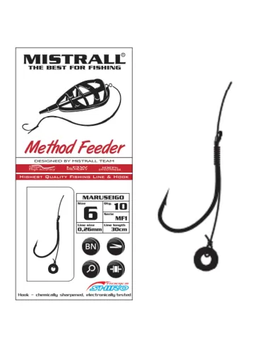 Mistrall Hooks Related To Fishing Method Feeder 30 cm