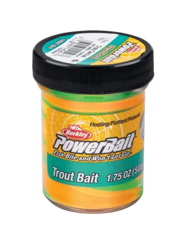 Berkley Powerbait Glitter Trout Bait Original Scent Pasta Trote Crazy Carnival