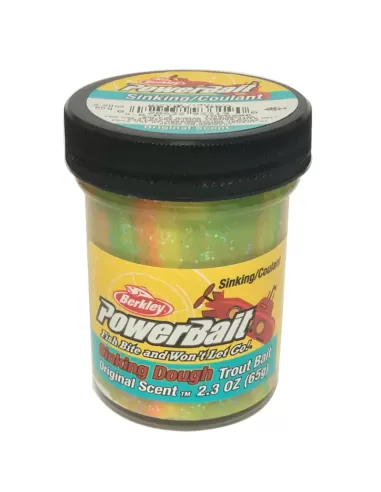 Berkley Powerbait Glitter Trout Bait Rainbow Batter for Sinking Trout