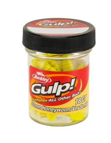 Berkley Gulp Honey Yellow Camole per la Pesca Trote a Recupero