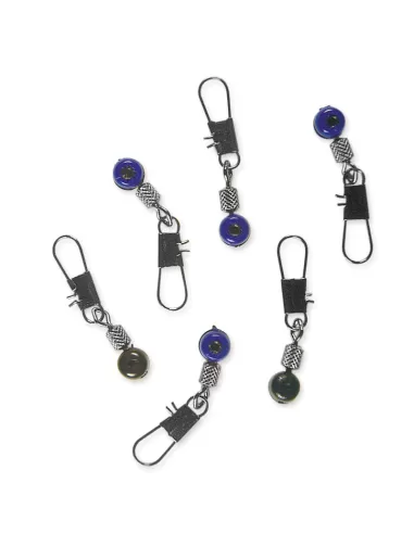 Lineaeffe Ledger Beads Sliding Connection with Carabiner 10 pcs