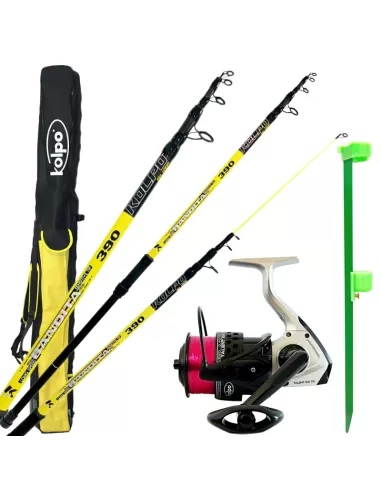 Surfcasting Kit Complete with Reel Rod Wire Picket and Scabbard