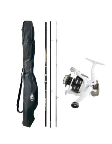 Kit da Pesca Surfcasting Canna tre Sezioni 4.20 Mulinello e Fodero-Pescaloccasione