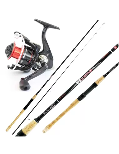 Kit Spinning Carbon Barrel 2.10 Reel 6 bb Aluminum Coil